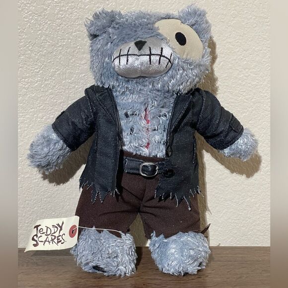 Teddy Scares Gray Plush Toy - Picture 1 of 6